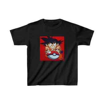 Goku Take Pokeball DBZ Unisex Kids T-Shirt Clothing Heavy Cotton Tee