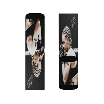 Valentina Shevchenko UFC Polyester Sublimation Socks White