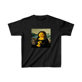 Lego Mona Lisa Unisex Kids T-Shirt Clothing Heavy Cotton Tee