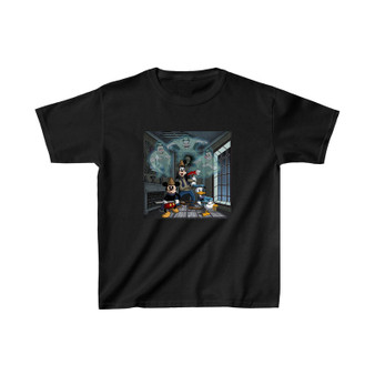 Mickey Goofy and Donald Unisex Kids T-Shirt Clothing Heavy Cotton Tee