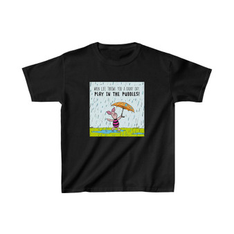 Piglet Winnie The Pooh Unisex Kids T-Shirt Clothing Heavy Cotton Tee