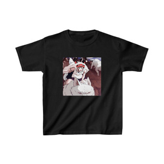 Princess Mononoke and The Wolves Unisex Kids T-Shirt Clothing Heavy Cotton Tee