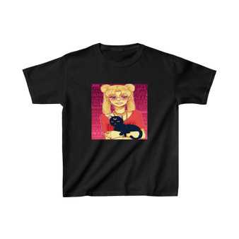 Sailor Moon Hipster Unisex Kids T-Shirt Clothing Heavy Cotton Tee