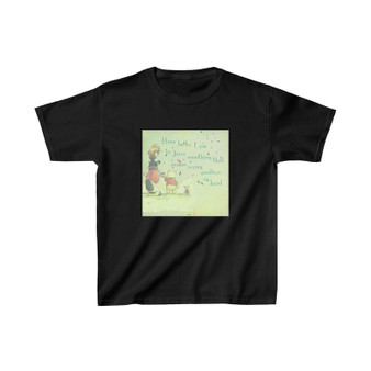 Sora Pooh and Piglet Quotes Unisex Kids T-Shirt Clothing Heavy Cotton Tee