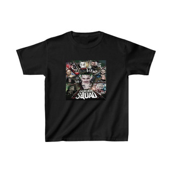 Suicide Squad Characters Unisex Kids T-Shirt Clothing Heavy Cotton Tee