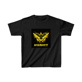 Team Instinct Pokemon GO Unisex Kids T-Shirt Clothing Heavy Cotton Tee