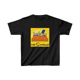 The Simpsons Watching TV Unisex Kids T-Shirt Clothing Heavy Cotton Tee