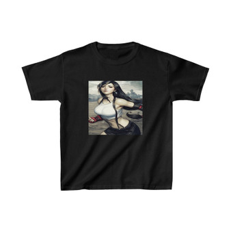 Tifa Lockhart Final Fantasy VII Unisex Kids T-Shirt Clothing Heavy Cotton Tee