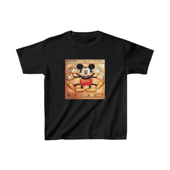 Vitruvian Mickey Mouse Unisex Kids T-Shirt Clothing Heavy Cotton Tee