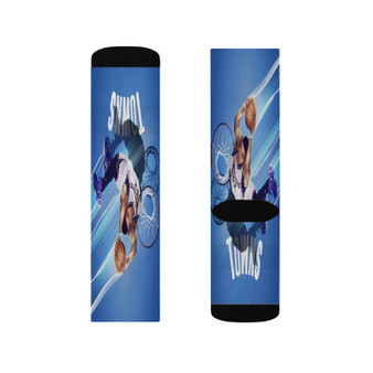 Karl Anthony Towns Minnesota Timberwolves Polyester Sublimation Socks White