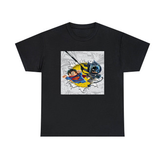 Batman and Superman Lego Unisex T-Shirts Classic Fit Heavy Cotton Tee Crewneck