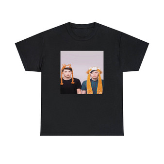 Dan And Phil Small Llama Unisex T-Shirts Classic Fit Heavy Cotton Tee Crewneck