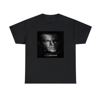 Jason Bourne Quotes Unisex T-Shirts Classic Fit Heavy Cotton Tee Crewneck