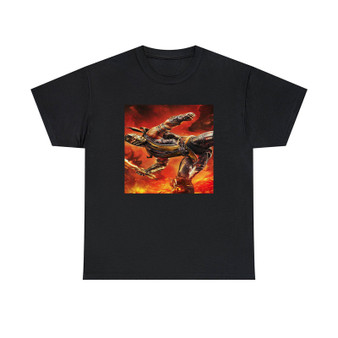 Scorpion Mortal Kombat X Art Unisex T-Shirts Classic Fit Heavy Cotton Tee Crewneck