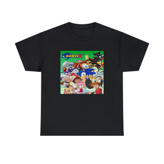 Sonic X Unisex T-Shirts Classic Fit Heavy Cotton Tee Crewneck