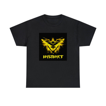 Team Instinct Pokemon GO Unisex T-Shirts Classic Fit Heavy Cotton Tee Crewneck