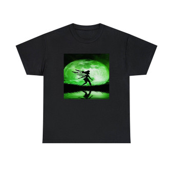 Tinkerbell Green Moon Unisex T-Shirts Classic Fit Heavy Cotton Tee Crewneck