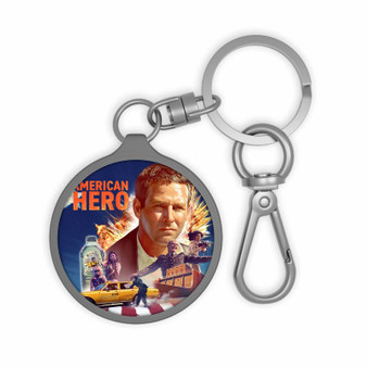 American Hero Keyring Tag Acrylic Keychain With TPU Cover