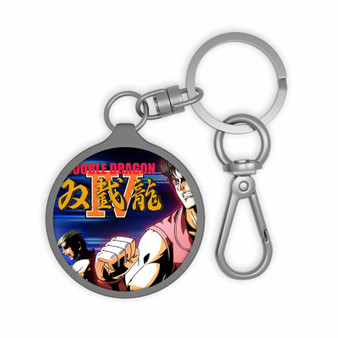 Double Dragon IV Keyring Tag Acrylic Keychain With TPU Cover