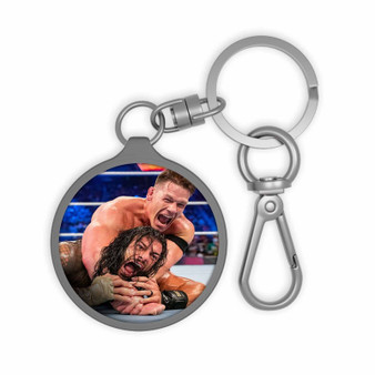 John Cena and Roman Reigns WWE Smack Down Keyring Tag Acrylic Keychain With TPU Cover