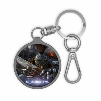 Karos Keyring Tag Acrylic Keychain With TPU Cover