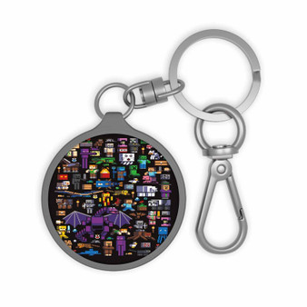 Minecraft Mobbery Keyring Tag Acrylic Keychain With TPU Cover