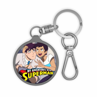 My Adventures with Superman Keyring Tag Acrylic Keychain With TPU Cover