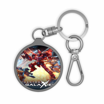 Phantom Galaxies Keyring Tag Acrylic Keychain With TPU Cover