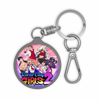 River City Girls 2 Anime Keyring Tag Acrylic Keychain With TPU Cover