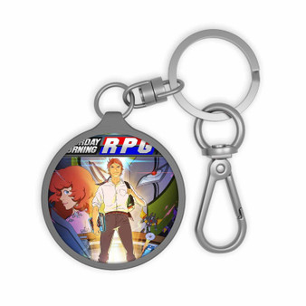 Saturday Morning RPG Keyring Tag Acrylic Keychain With TPU Cover