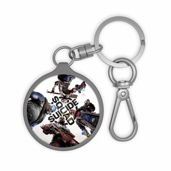 Suicide Squad Kill The Justice League Keyring Tag Acrylic Keychain With TPU Cover