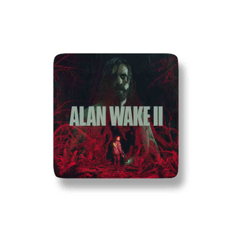 Alan Wake 2 Porcelain Magnet Square