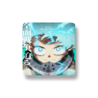 Boku no Hero Academia 6th Season Izuku Midoriya Porcelain Magnet Square