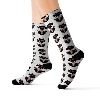 Diablo IV Polyester Sublimation Socks White