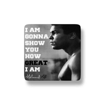 Muhammad Ali Quotes Porcelain Magnet Square