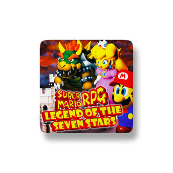 Super Mario RPG Legend of The Seven Stars Porcelain Magnet Square