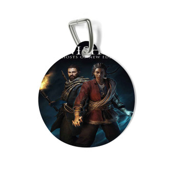 Banishers Ghosts of New Eden Round Pet Tag Coated Solid Metal