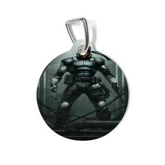 Solid Snake Metal Gear Round Pet Tag Coated Solid Metal