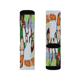 Ballybraddan Polyester Sublimation Socks White