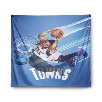 Karl Anthony Towns Minnesota Timberwolves Indoor Wall Polyester Tapestries