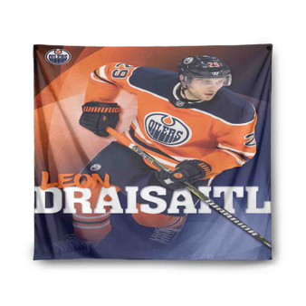 Leon Draisaitl Edmonton Oilers Indoor Wall Polyester Tapestries