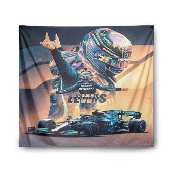 Lewis Hamilton Indoor Wall Polyester Tapestries
