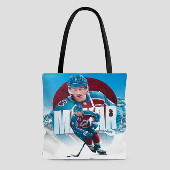 Cale Makar Colorado Avalanche Polyester Tote Bag AOP