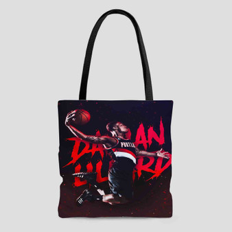 Damian Lillard Portland Trail Blazers Polyester Tote Bag AOP