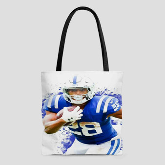 Jonathan Taylor Indianapolis Colts Polyester Tote Bag AOP