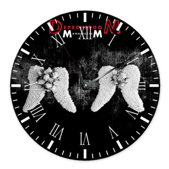 Depeche Mode Ghosts Again Round Non-ticking Wooden Wall Clock