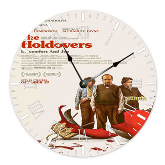 The Holdovers Movie Round Non-ticking Wooden Wall Clock