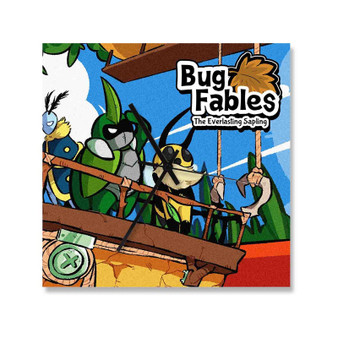 Bug Fables The Everlasting Sapling Square Silent Scaleless Wooden Wall Clock