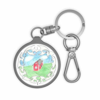 Bladee Ecco2k Crest Keyring Tag Acrylic Keychain With TPU Cover