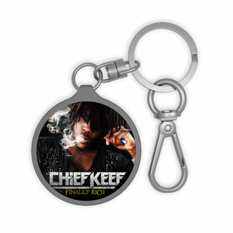 Chief Keef Finally Rich Deluxe Keyring Tag Acrylic Keychain With TPU Cover